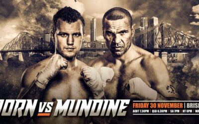 Horn versus Mundine live on the Super Screen at the Carrriers Arms Hotel Maryborough