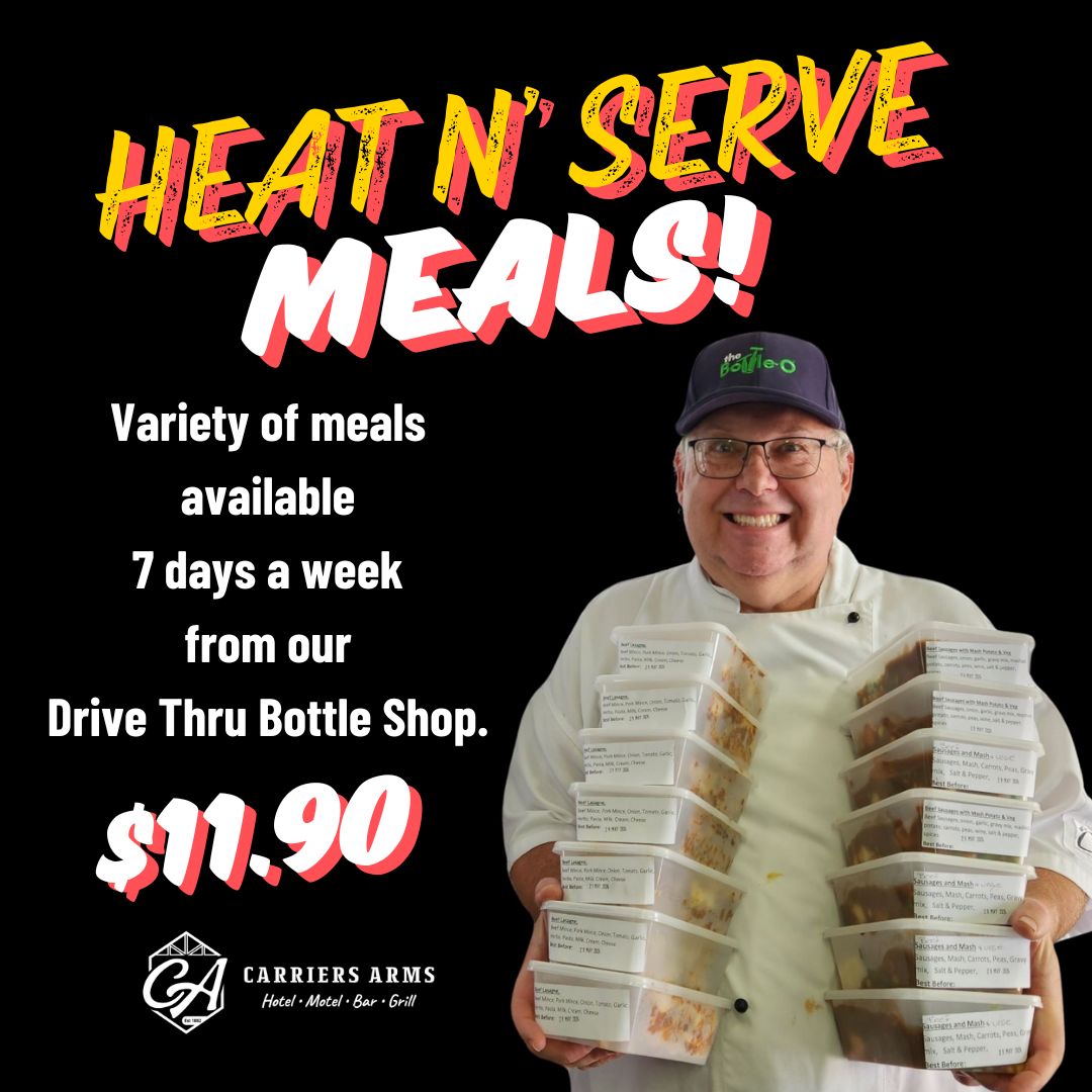 Heat & Serve meals New