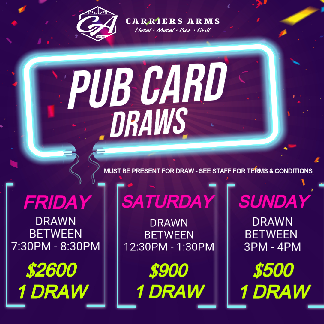 pub-card-draws-maryborough-carriers-arms